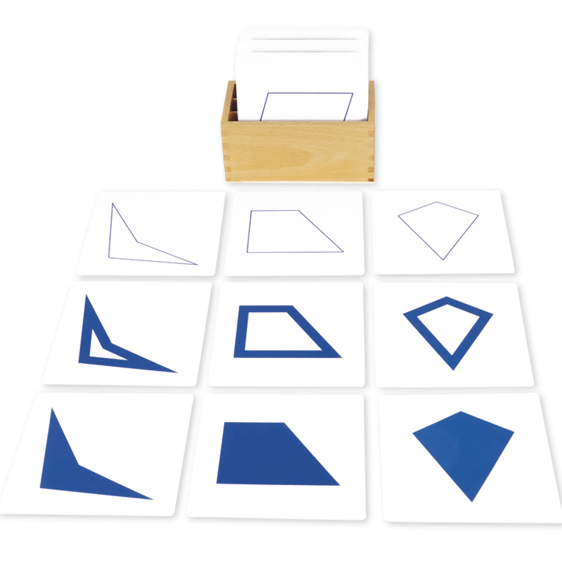 TimeTEX Kasten für geometrische Karten "Montessori Premium"