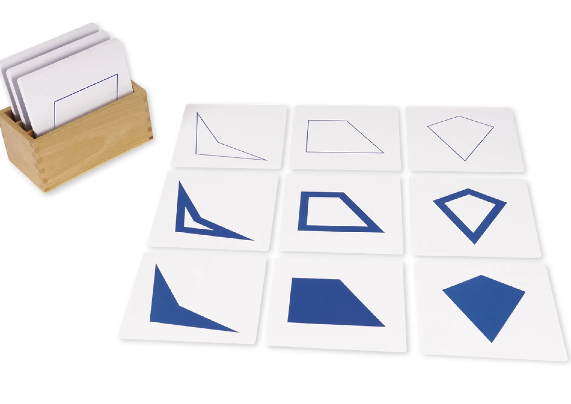 TimeTEX Kasten für geometrische Karten "Montessori Premium"