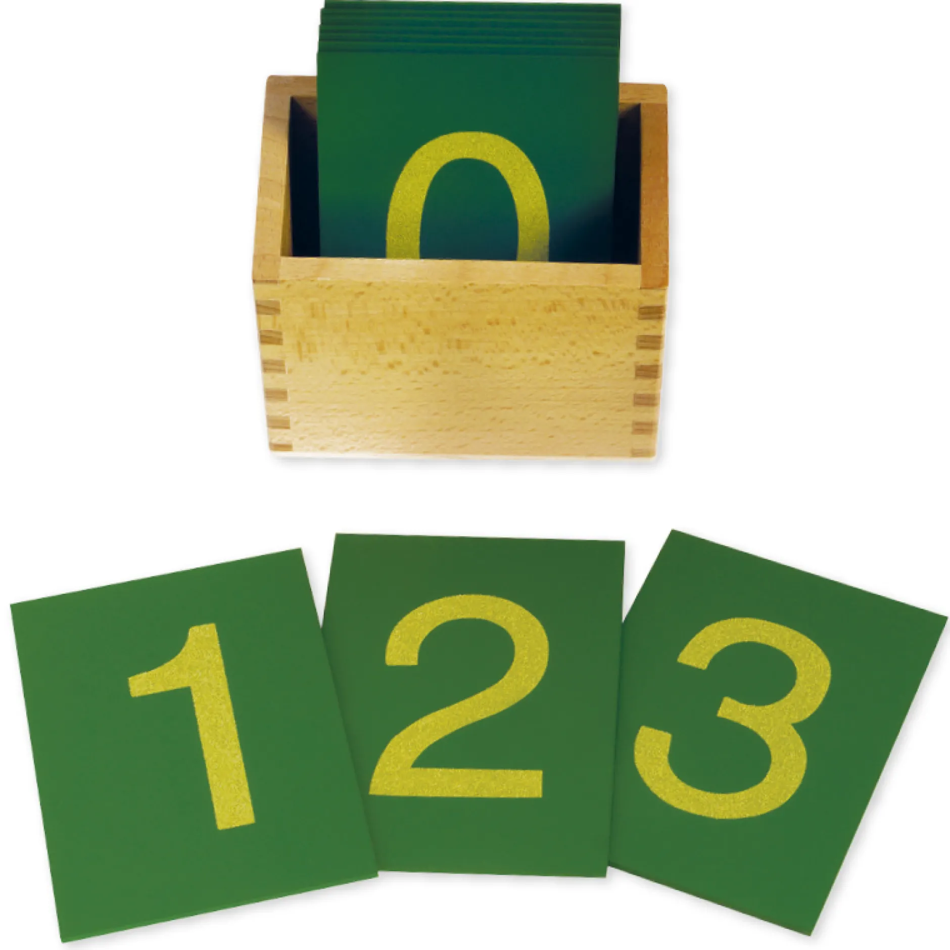 TimeTEX Kasten für Sandpapier Ziffern "Montessori Premium"
