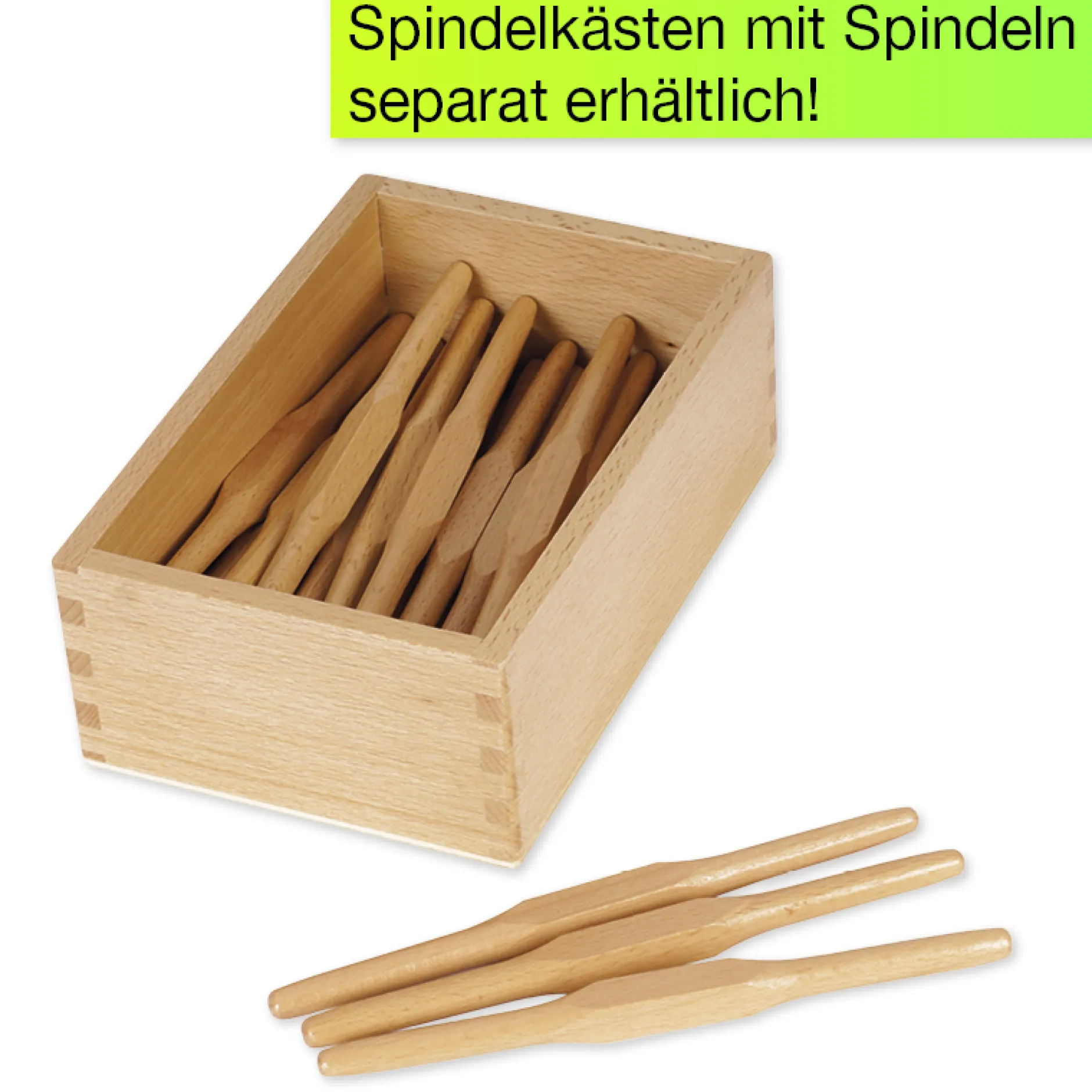 TimeTEX Kasten für Spindeln "Montessori Premium"