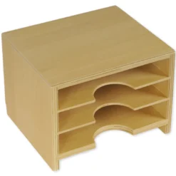 TimeTEX Kasten mit 3 Fächern für die botanischen Karten "Montessori Premium"
