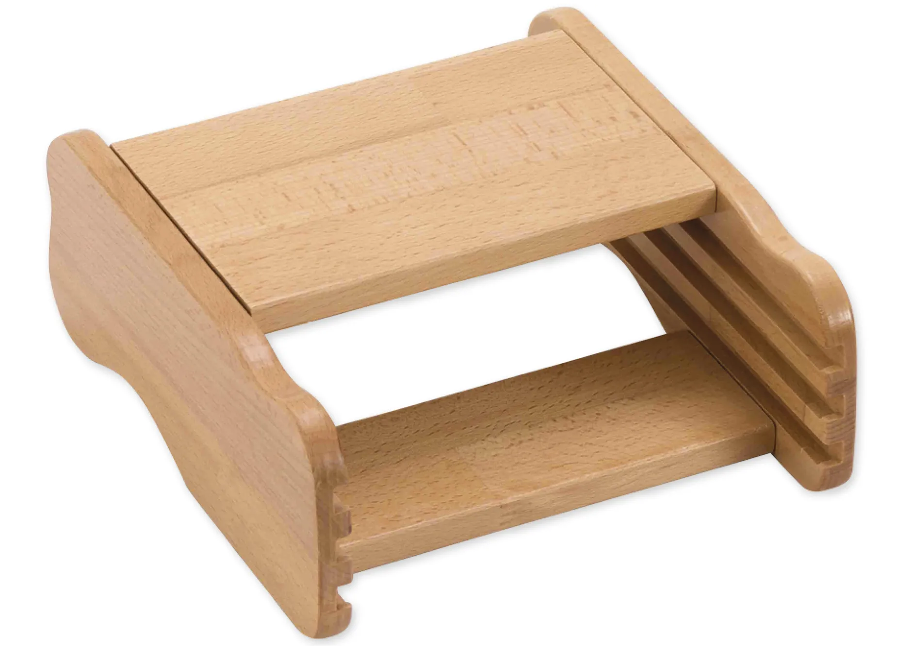 TimeTEX Kasten mit 3 Fächern für die botanischen Puzzles "Montessori Premium"