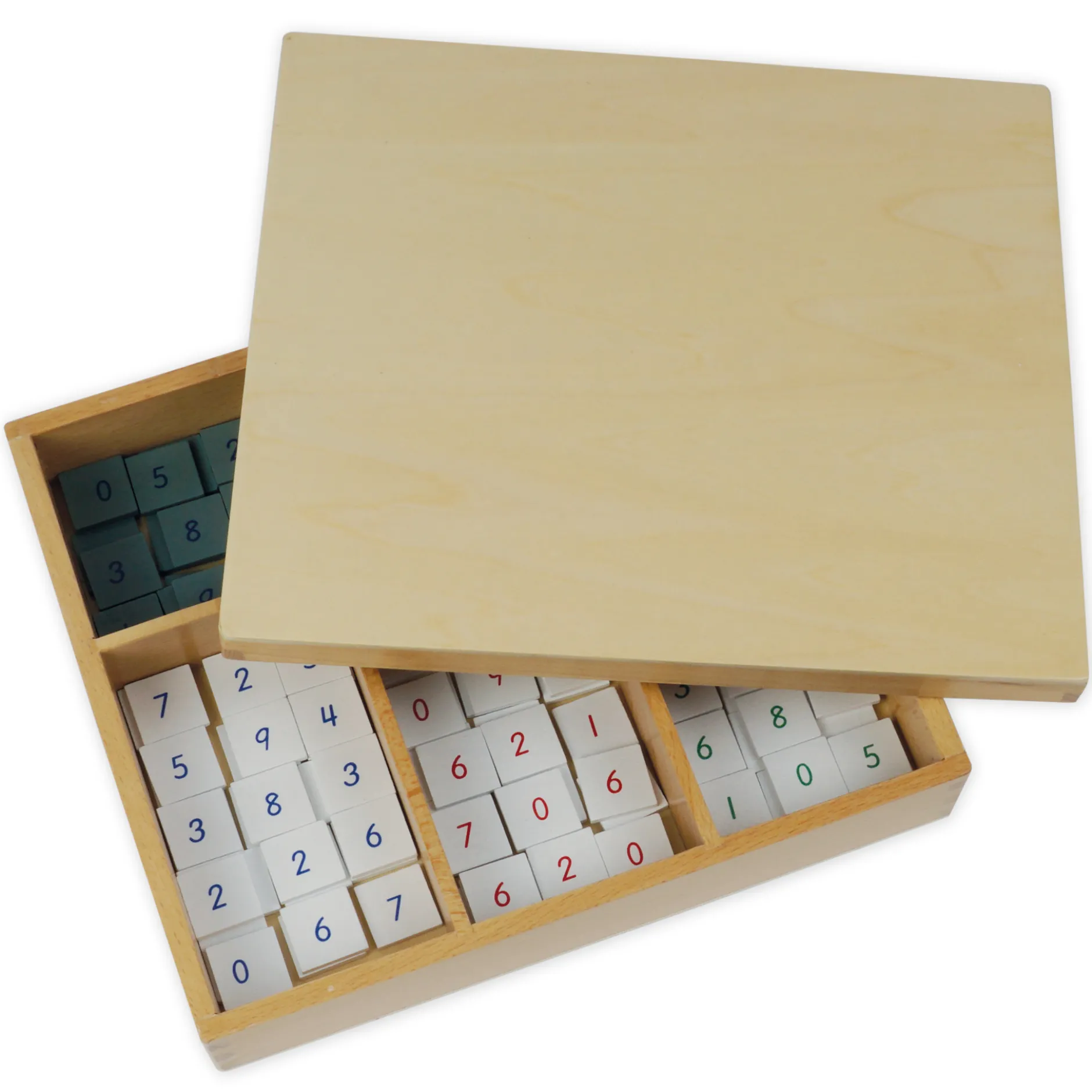 TimeTEX Kasten mit nummerierten Marken "Montessori Premium"