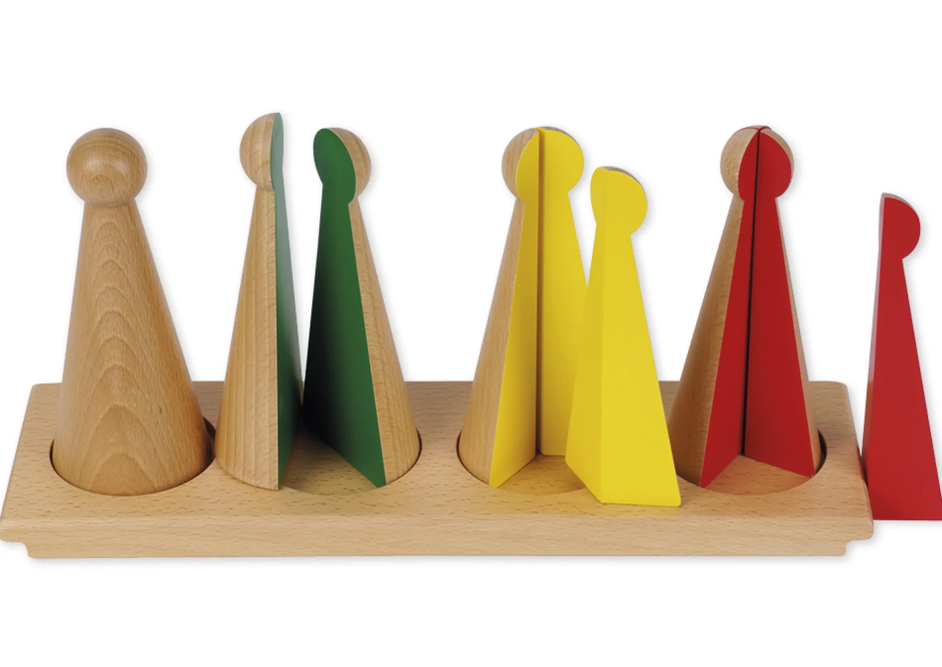 TimeTEX Kegel zum Bruchrechnen "Montessori Premium"