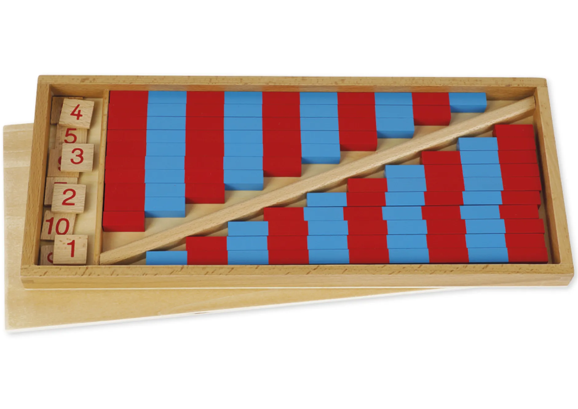 TimeTEX Kleine Numerische Stangen "Montessori Premium"
