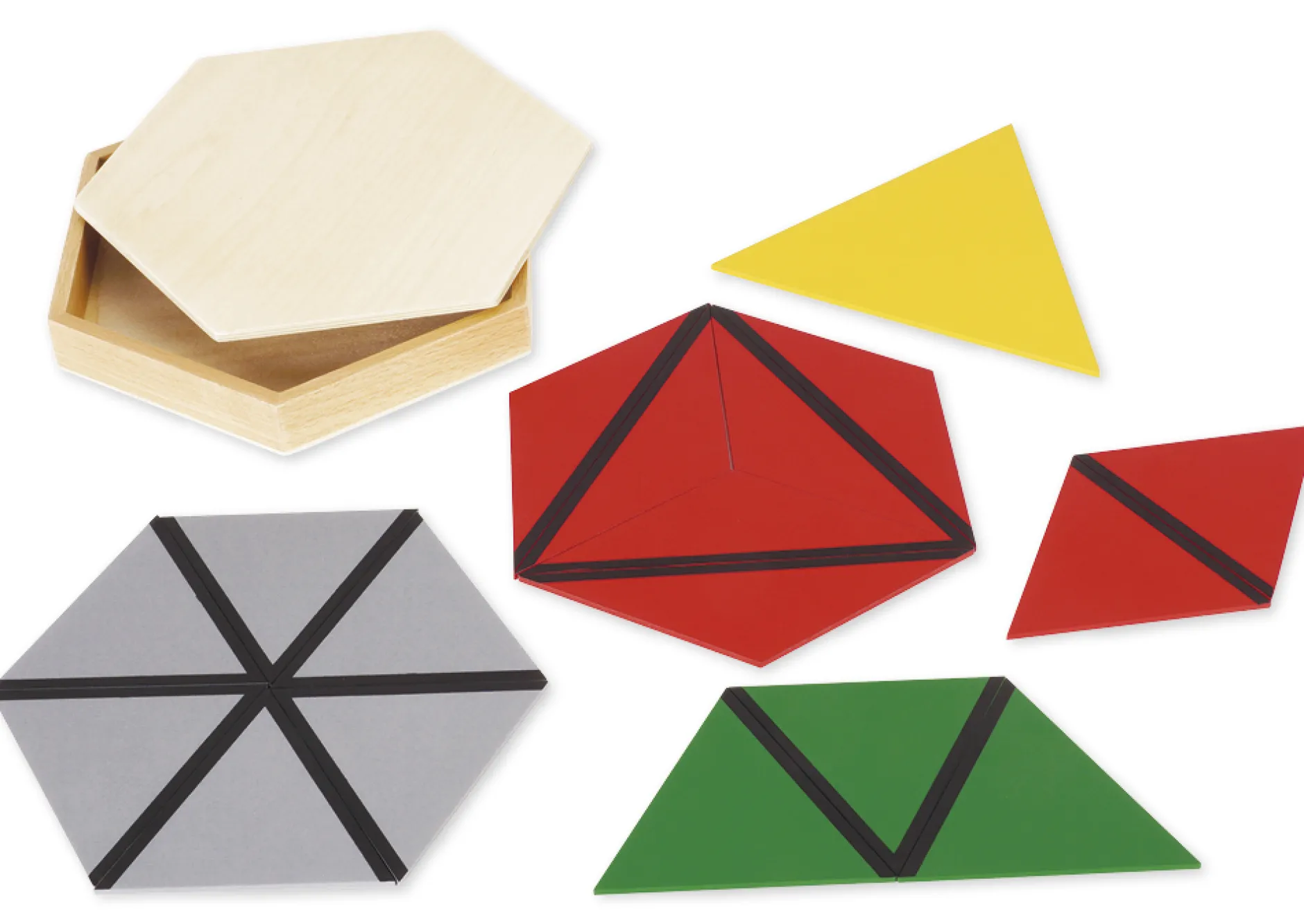TimeTEX Konstruktive Dreiecke "Montessori Premium"