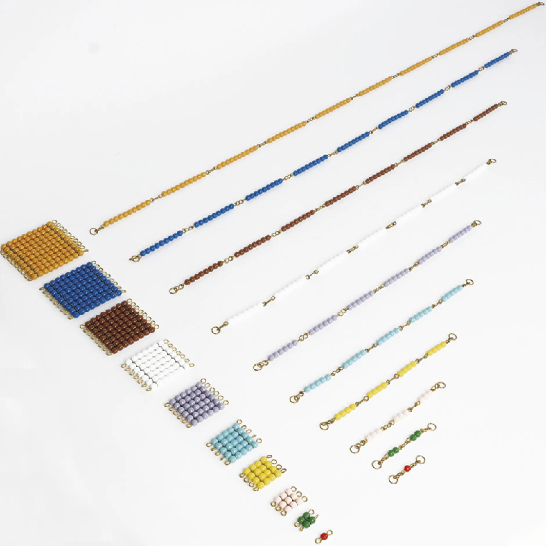 TimeTEX Kurze Perlenketten "Montessori Premium"