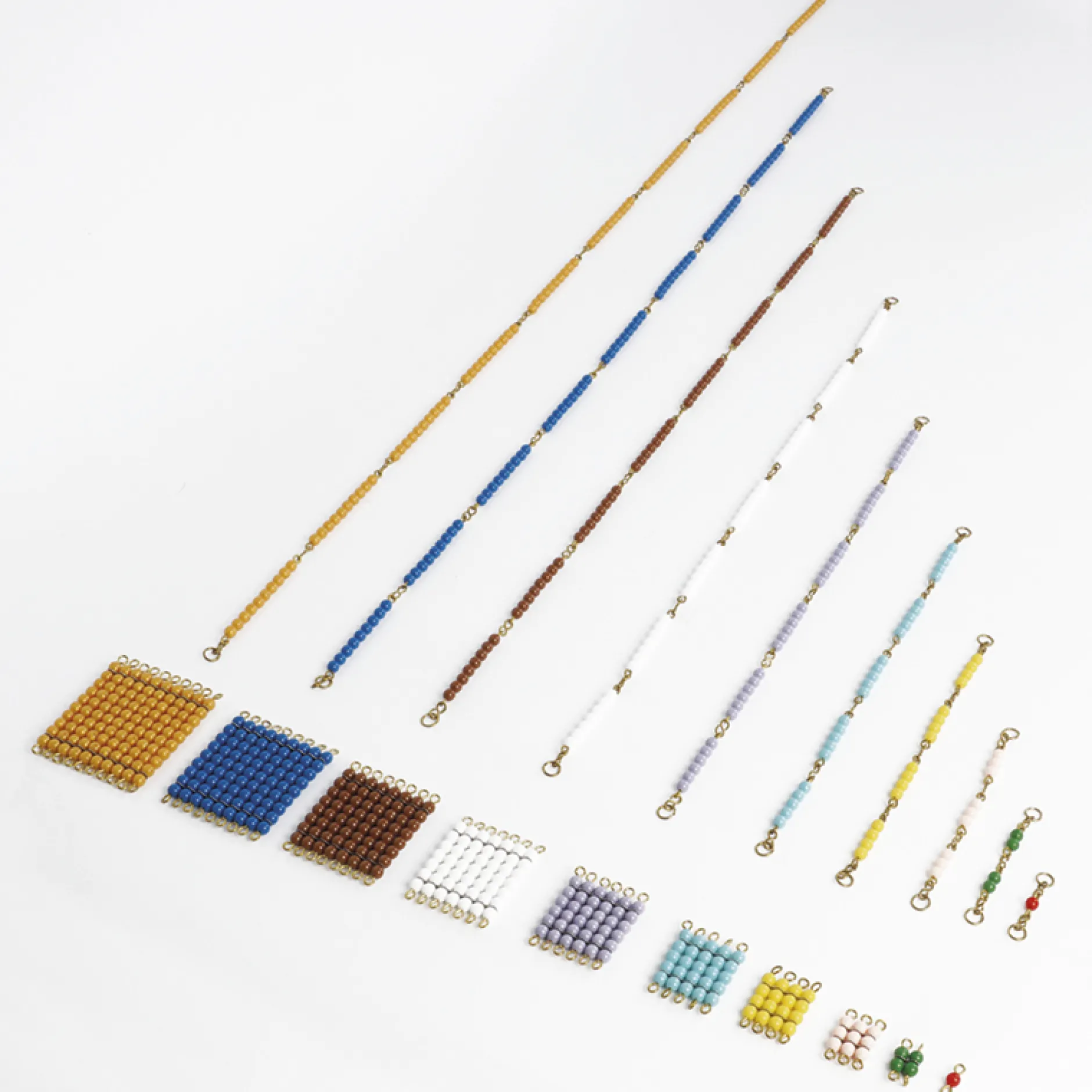 TimeTEX Kurze Perlenketten "Montessori Premium"