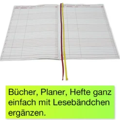 TimeTEX Lesebändchen mit Klebepunkten, 2-tlg., ca. 40 cm