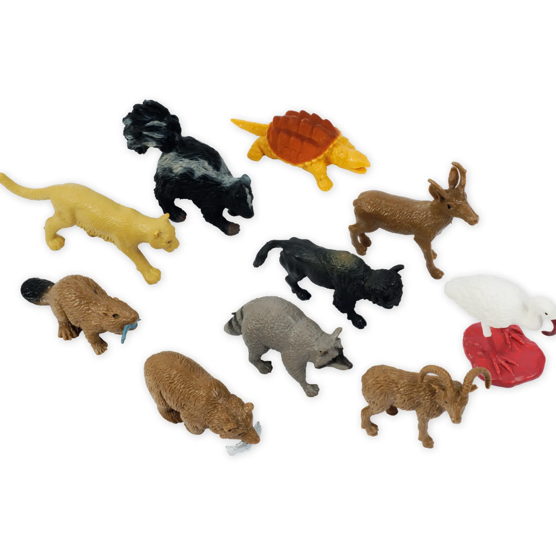 TimeTEX Mini-Tiere-Set Nordamerika "Montessori Premium"