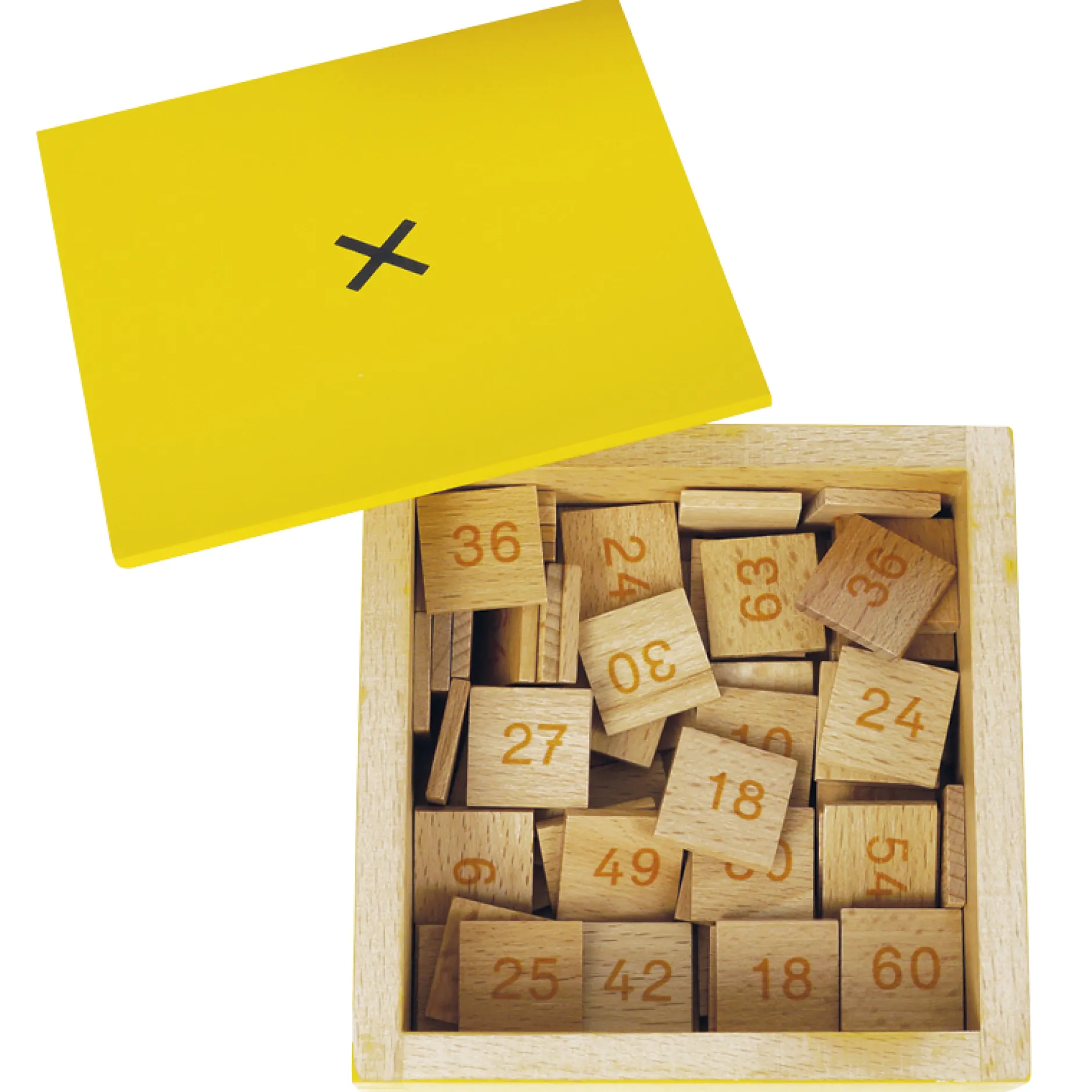 TimeTEX Multiplikationstabellen im Holzrahmen "Montessori Premium"