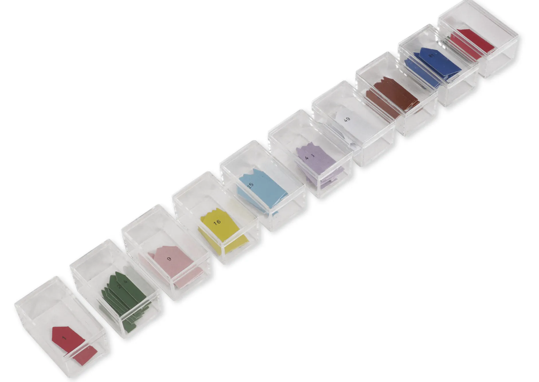 TimeTEX Pfeile für die kurzen Perlenketten "Montessori Premium"