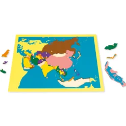 TimeTEX Puzzlekarte Asien 