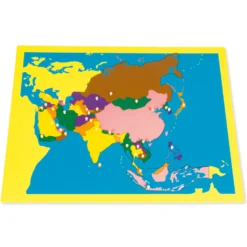 TimeTEX Puzzlekarte Asien 