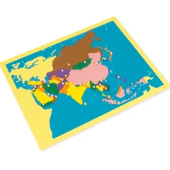 TimeTEX Puzzlekarte Asien 