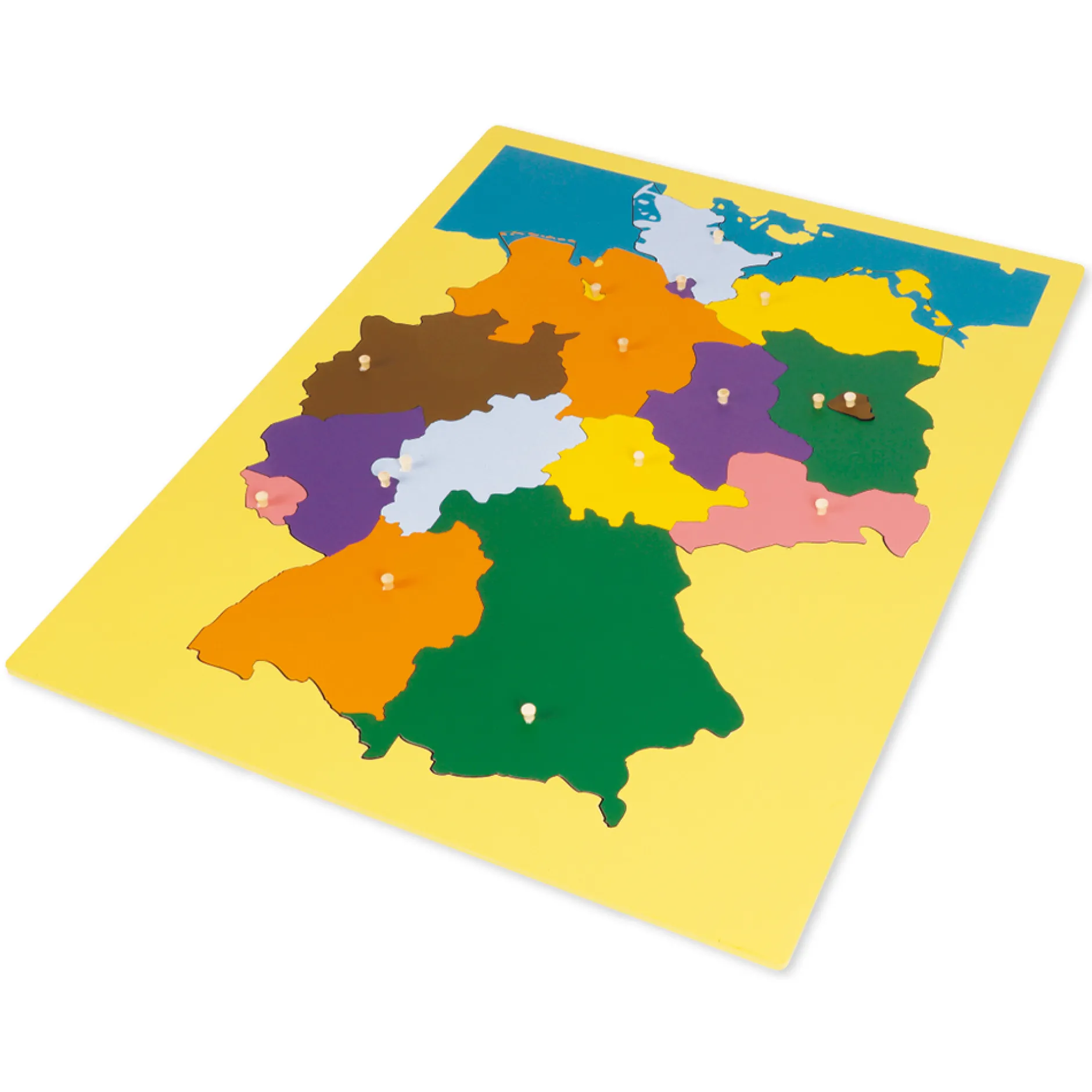 TimeTEX Puzzlekarte Deutschland "Montessori Premium"