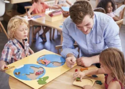 TimeTEX Puzzlekarte Erdteile