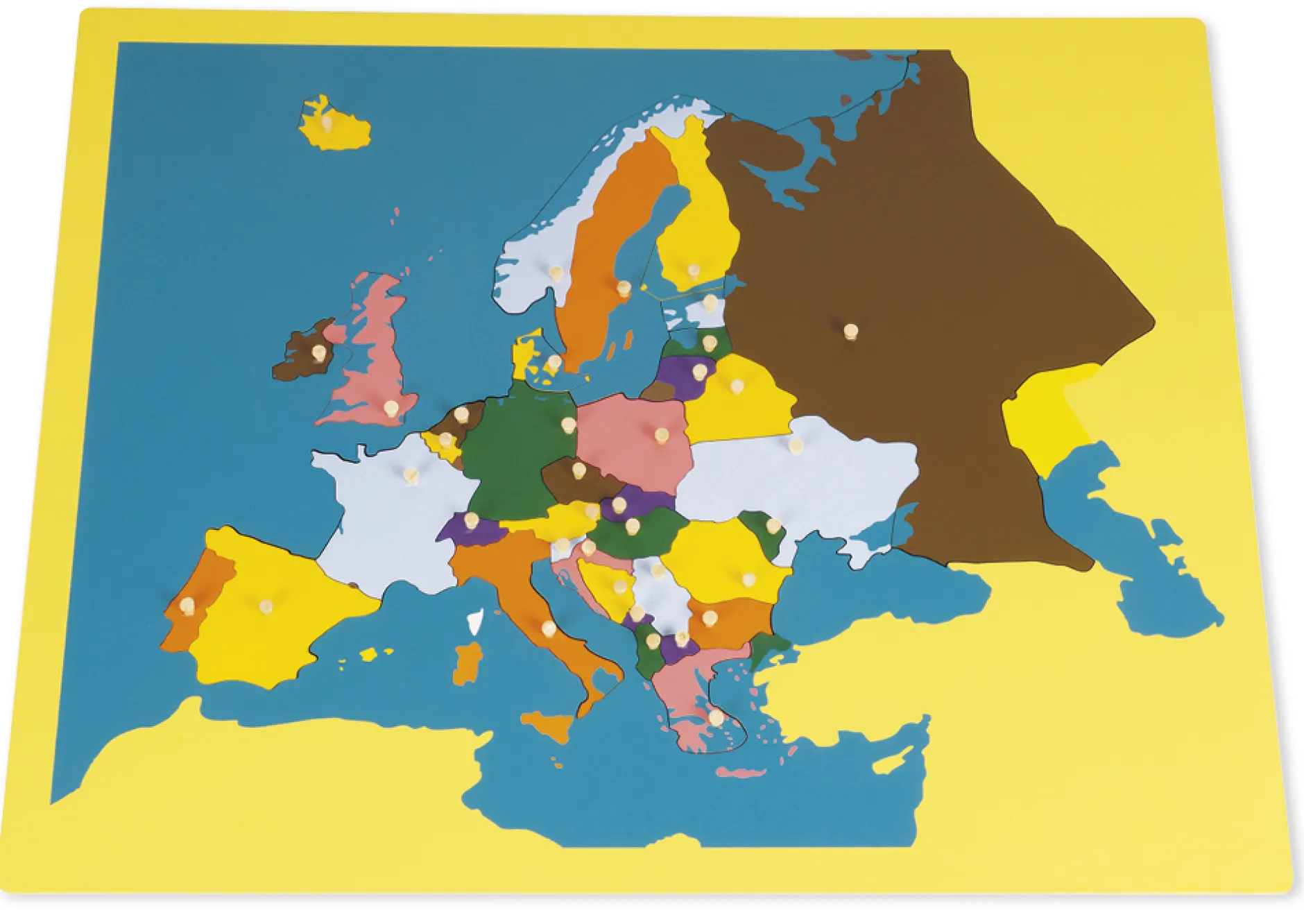TimeTEX Puzzlekarte Europa "Montessori Premium"