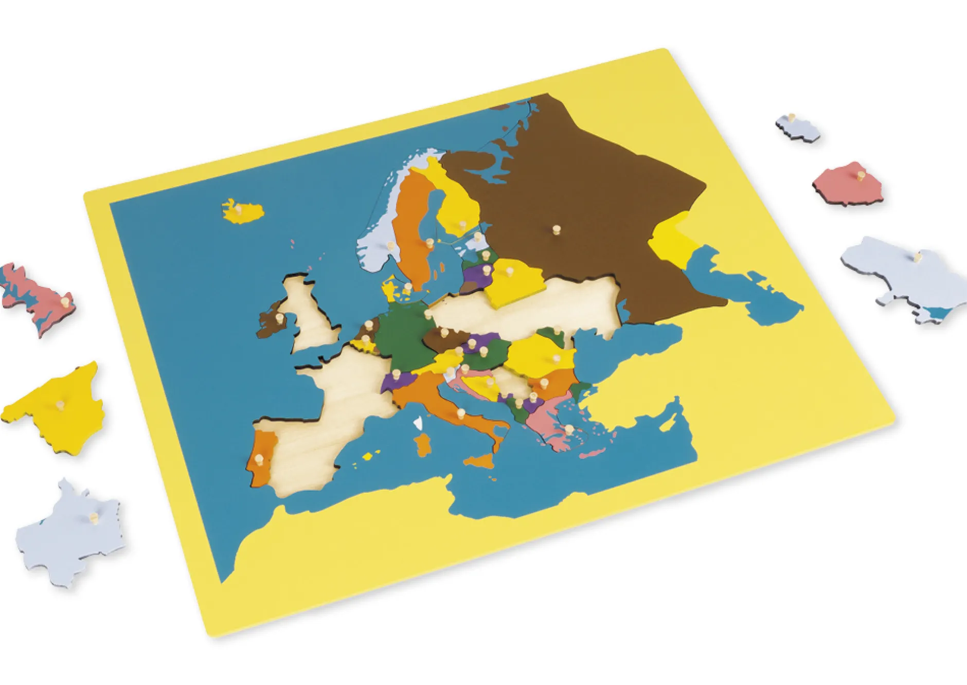 TimeTEX Puzzlekarte Europa "Montessori Premium"