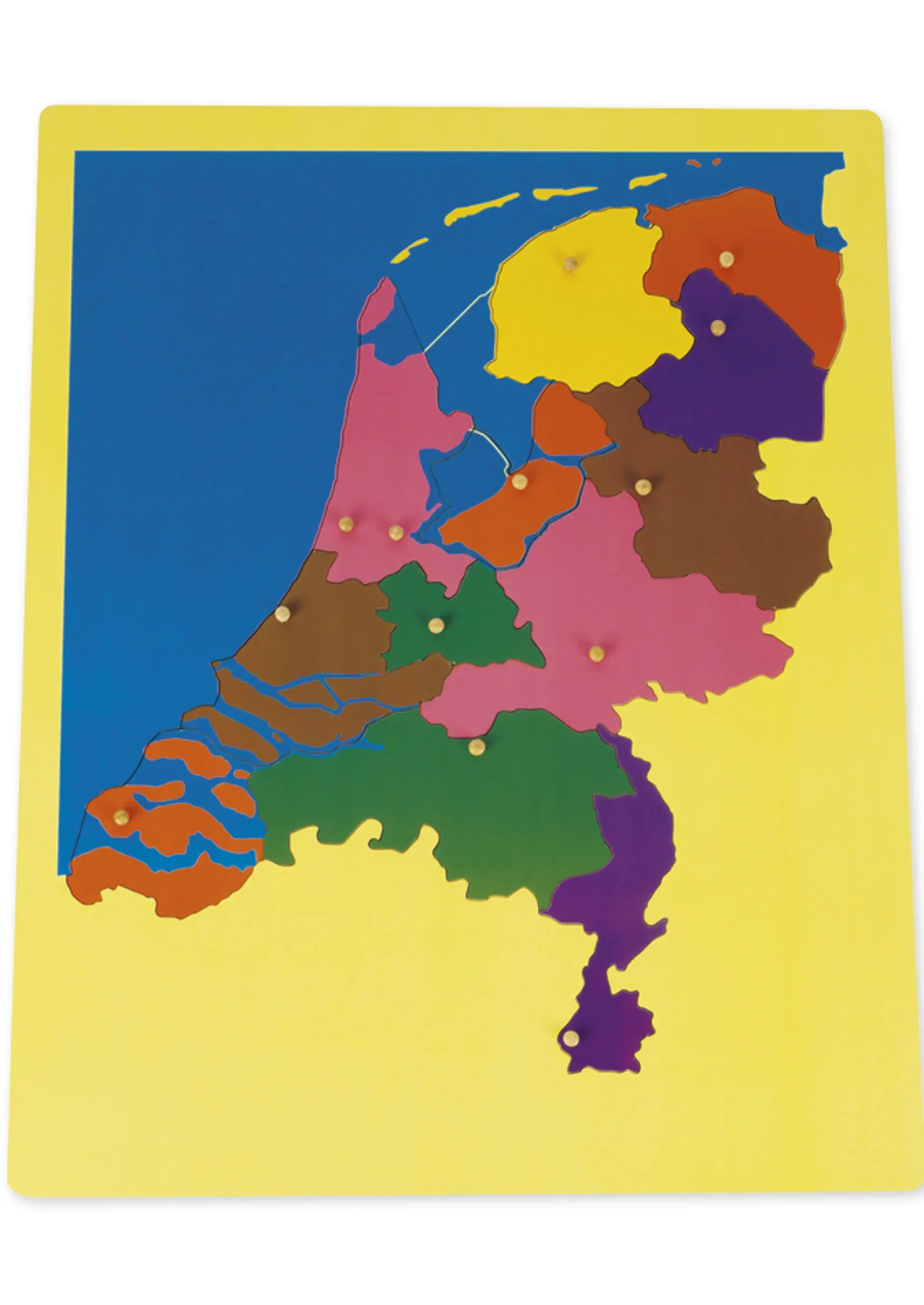 TimeTEX Puzzlekarte Niederlande "Montessori Premium"