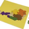 TimeTEX Puzzlekarte Österreich "Montessori Premium"