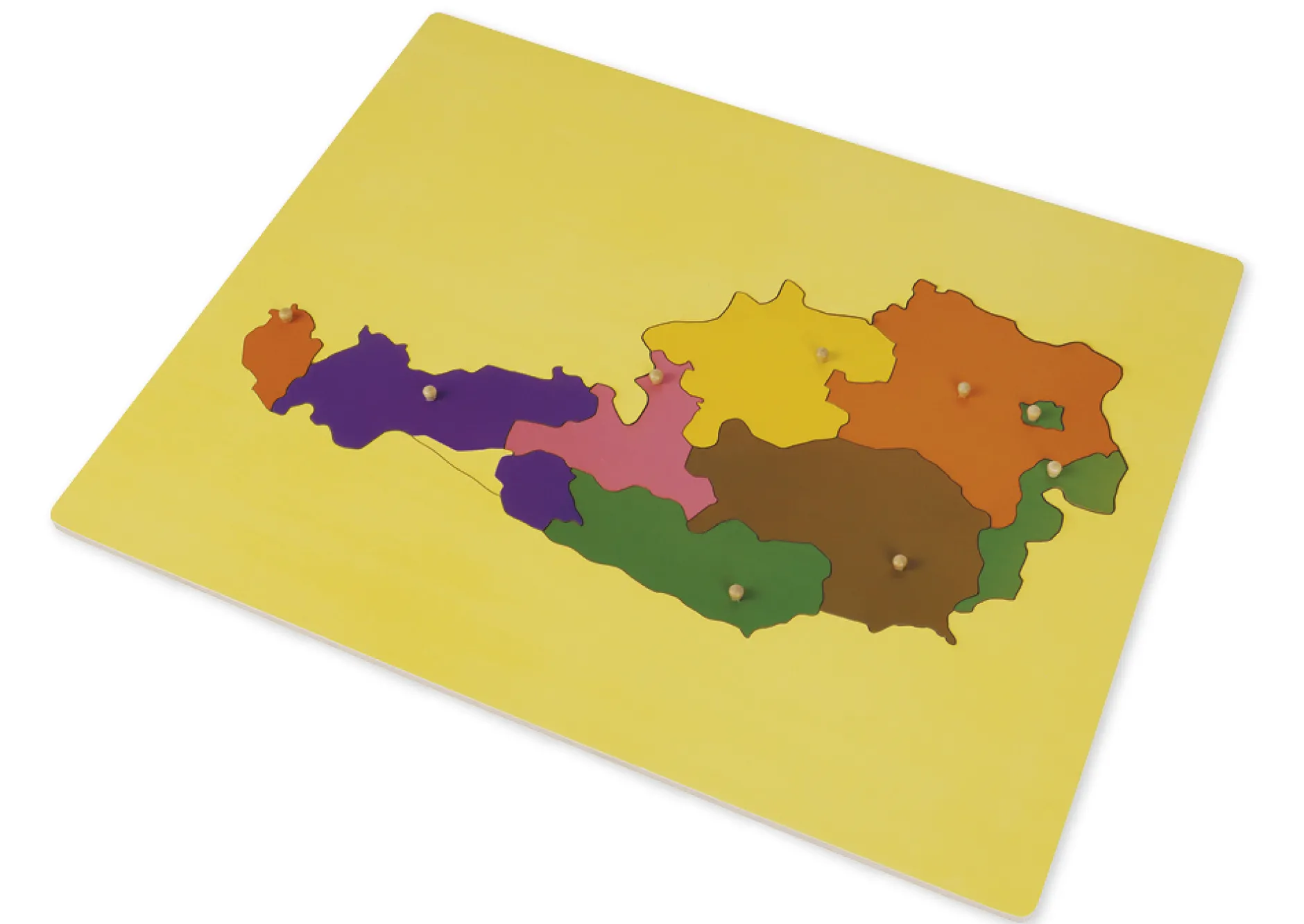 TimeTEX Puzzlekarte Österreich "Montessori Premium"