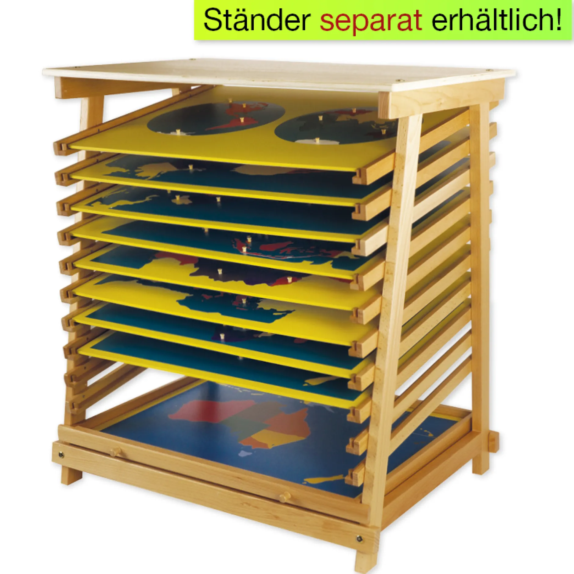 TimeTEX Puzzlekarte Österreich "Montessori Premium"