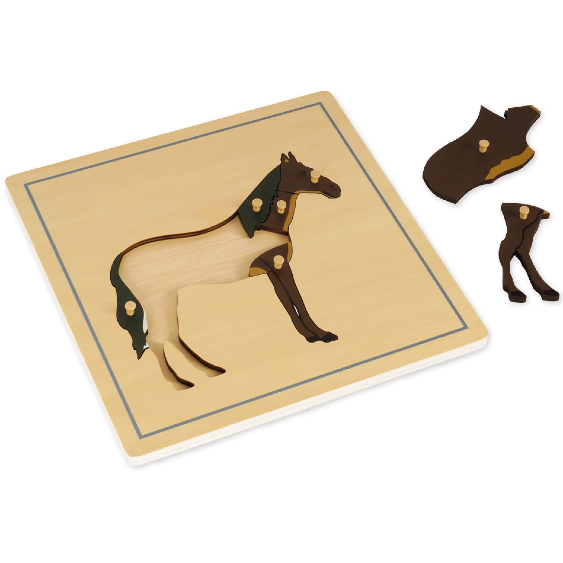 TimeTEX Puzzle Pferd "Montessori Premium"