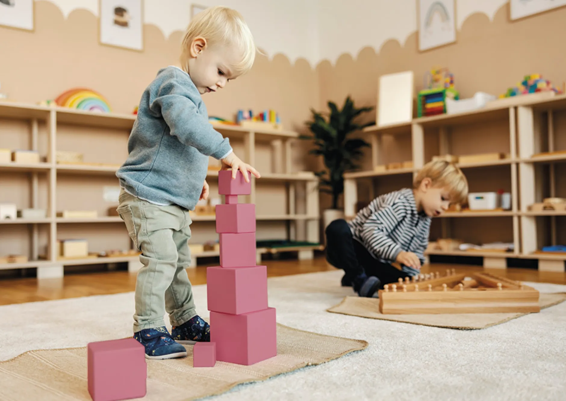 TimeTEX Rosa Turm "Montessori Premium"