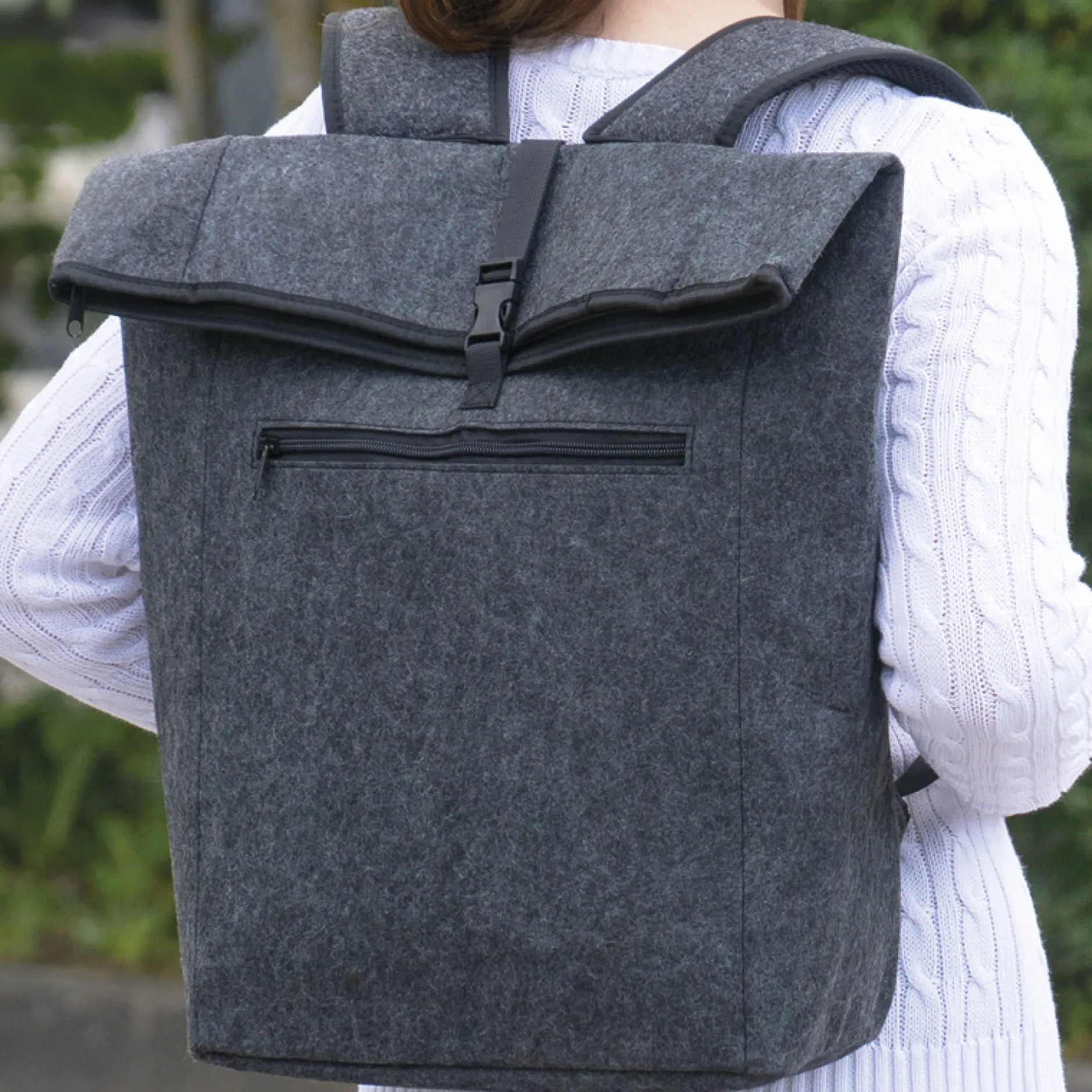TimeTEX Rucksack "Filzli", basalt