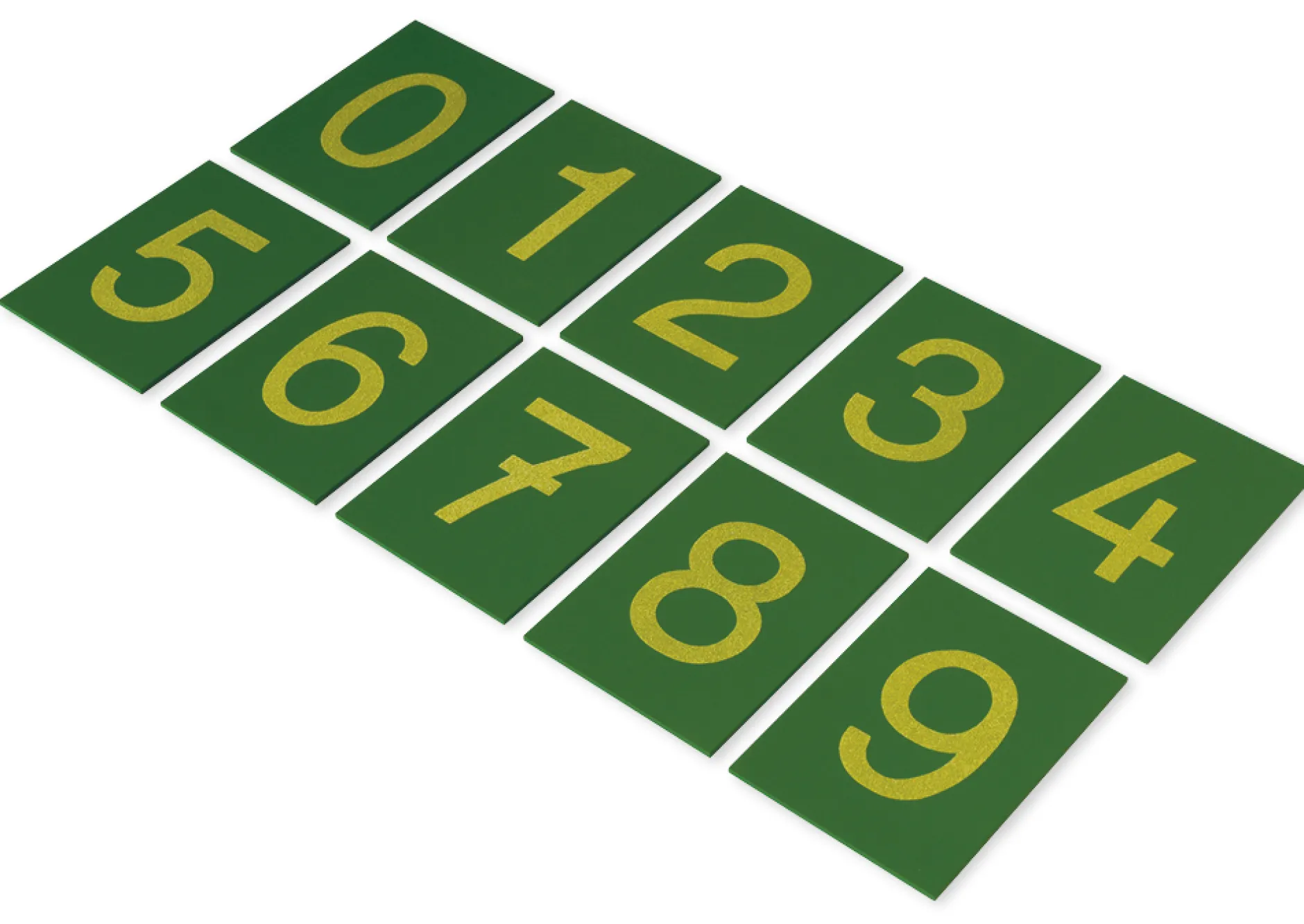 TimeTEX Sandpapier Ziffern "Montessori Premium"