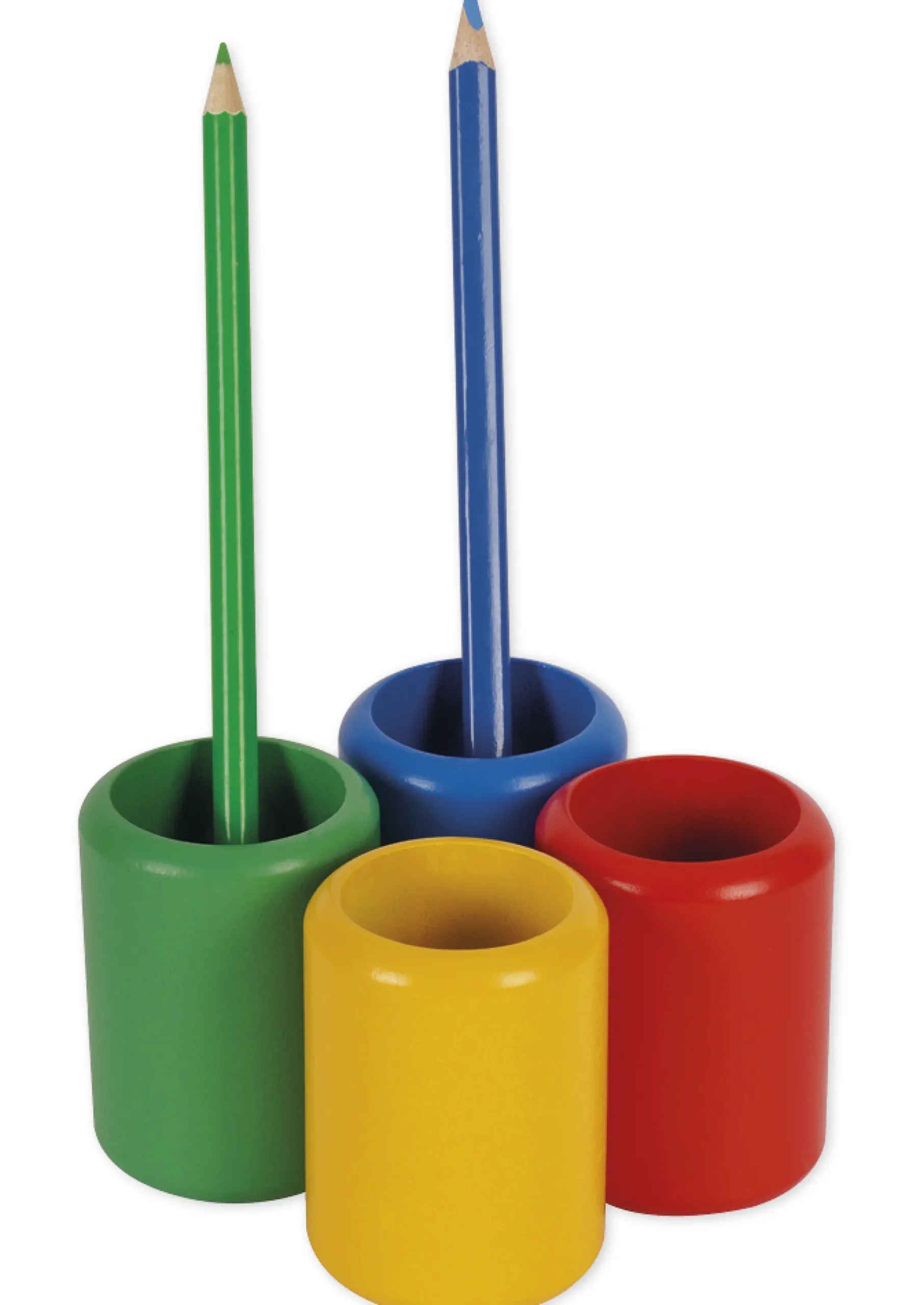 TimeTEX Satz mit 11 farbigen Bleistiftständern "Montessori Premium"
