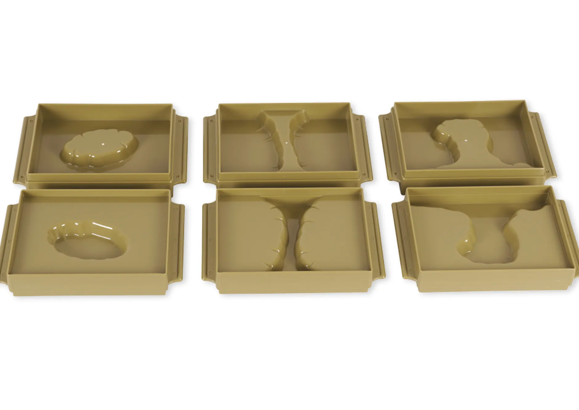 TimeTEX Schalen Land und Wasserformen, 10 Stück "Montessori Premium"