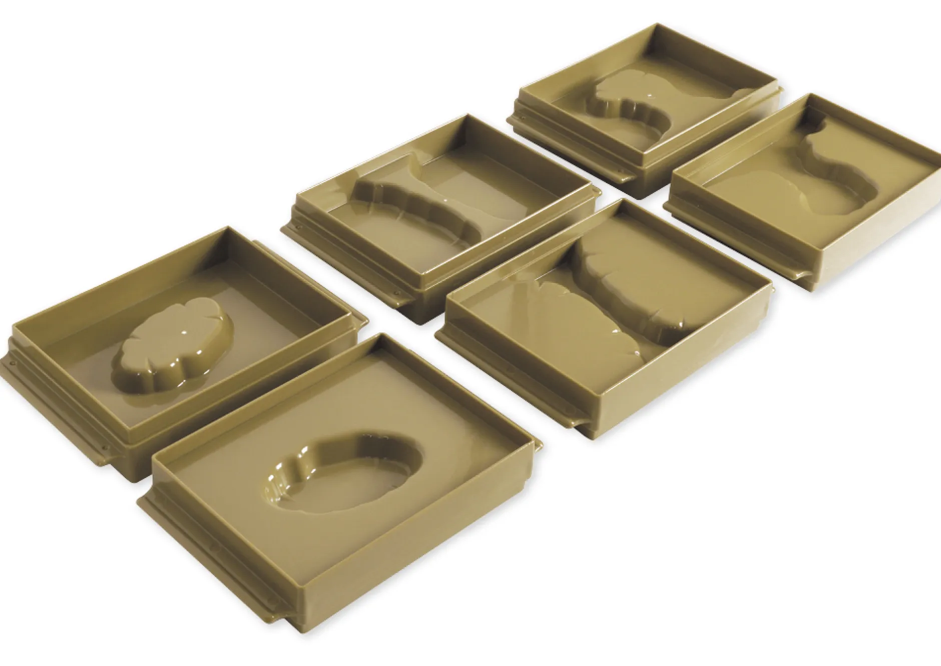 TimeTEX Schalen Land und Wasserformen, 10 Stück "Montessori Premium"