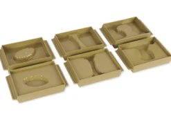 TimeTEX Schalen Land und Wasserformen, 10 Stück