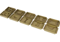TimeTEX Schalen Land und Wasserformen, 10 Stück