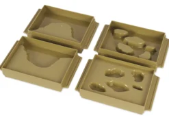 TimeTEX Schalen Land und Wasserformen, 10 Stück