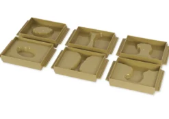 TimeTEX Schalen Land und Wasserformen, 10 Stück