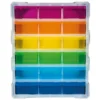 TimeTEX Schubladen-Box "Regenbogen", 6-farbig mit 18 Schüben