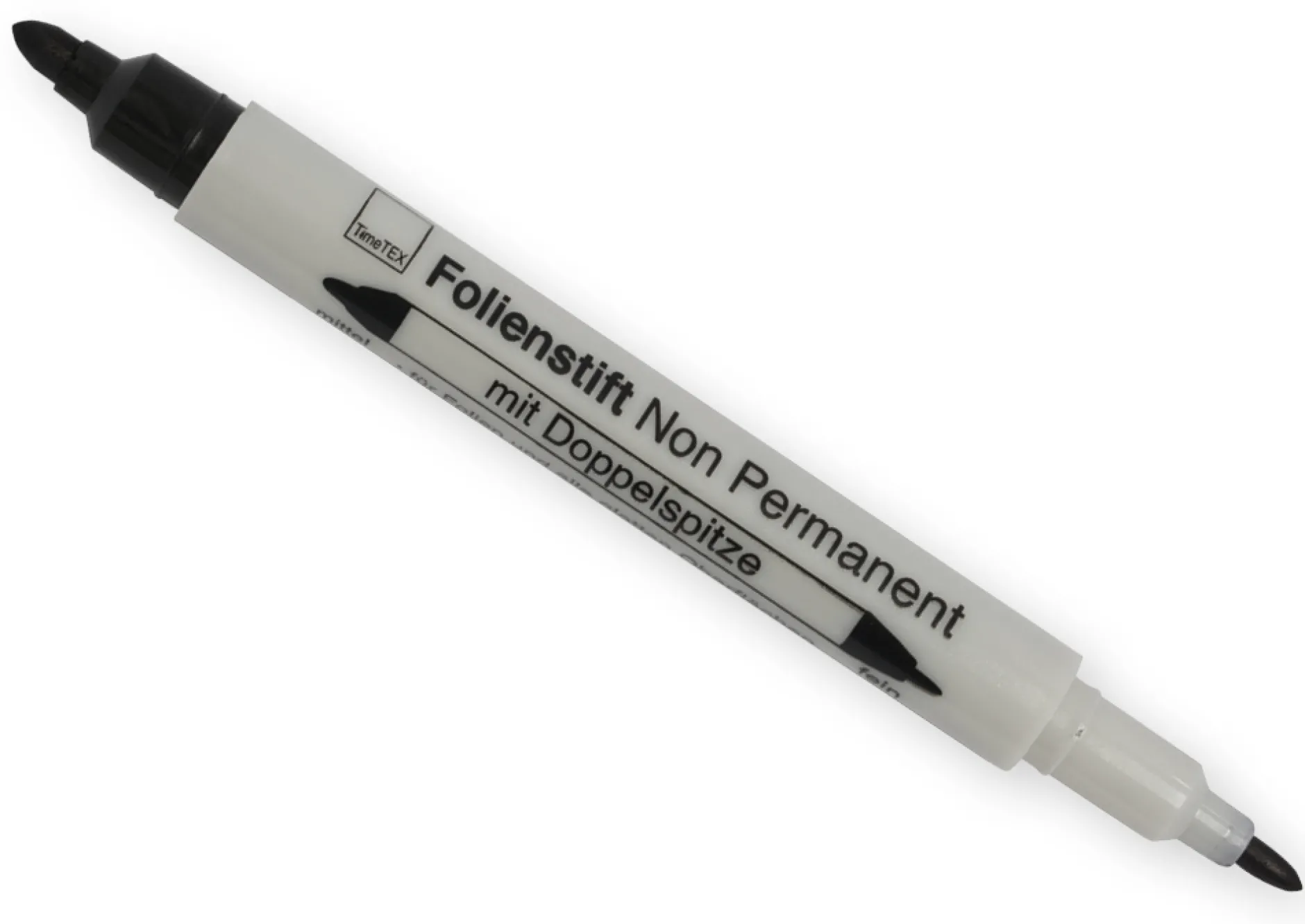 TimeTEX-Set Folienstifte mit Doppelspitze, 4-tlg., non Permanent - abwischbar