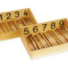 TimeTEX Spindelkästen 0-9, Druckschrift "Montessori Premium"