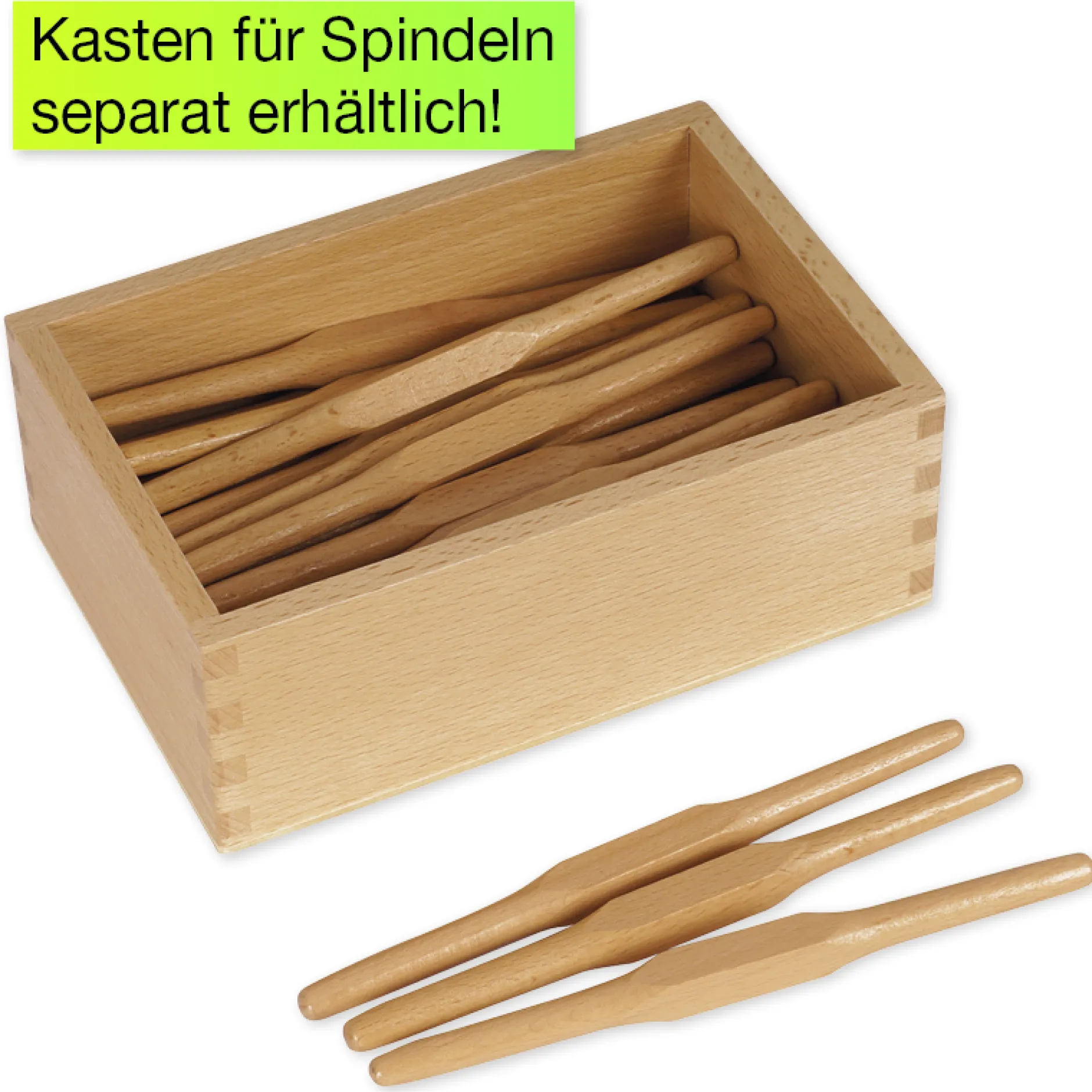TimeTEX Spindelkästen 0-9, Druckschrift "Montessori Premium"