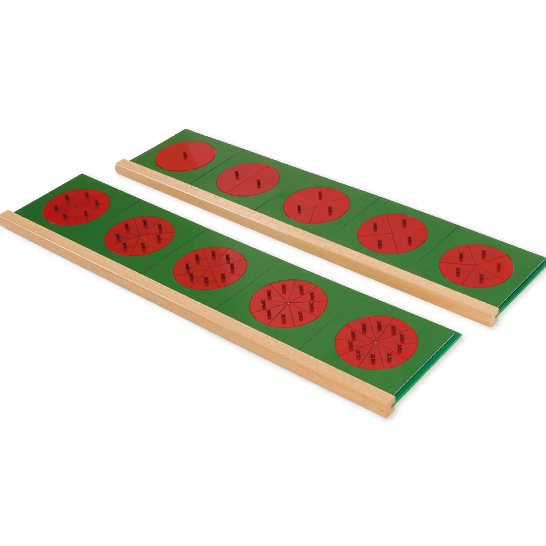 TimeTEX 2 Ständer für die metallenen Bruchrechenkreise "Montessori Premium"