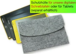 TimeTEX Tablet-Hülle aus Filz mit Einstecktasche, 30x20 cm