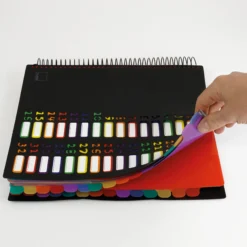 TimeTEX Tisch-Fächermappe 1-32 A4, farbig mit Verschlussgummi