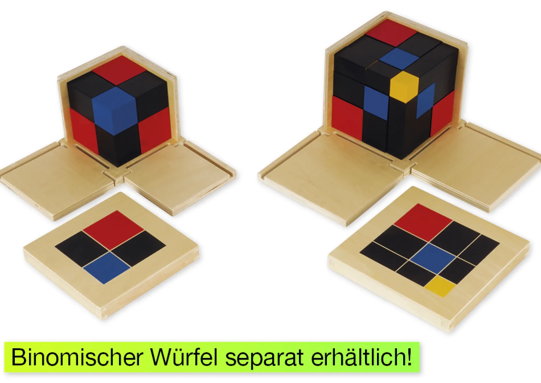 TimeTEX Trinomischer Würfel "Montessori Premium"