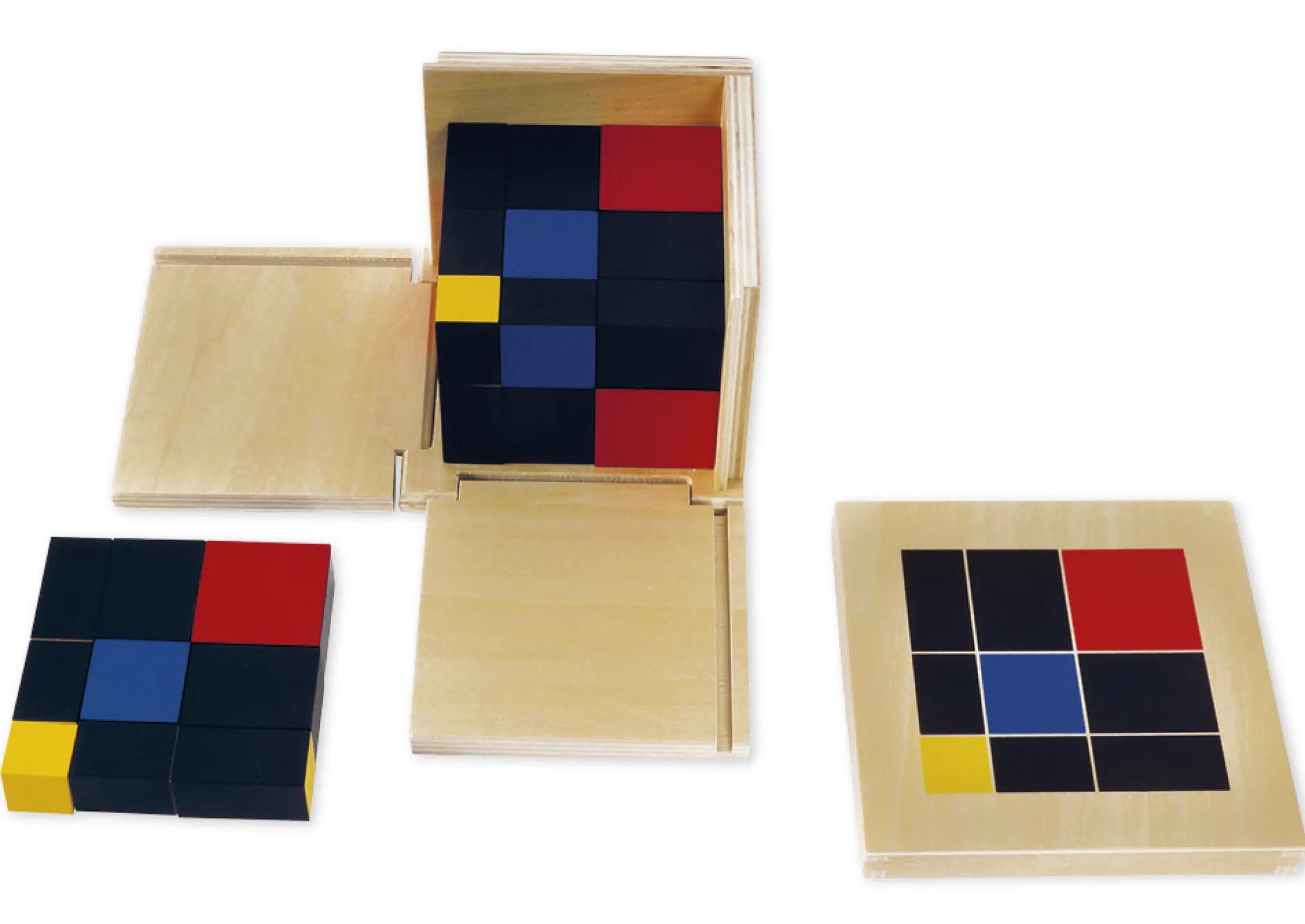 TimeTEX Trinomischer Würfel "Montessori Premium"