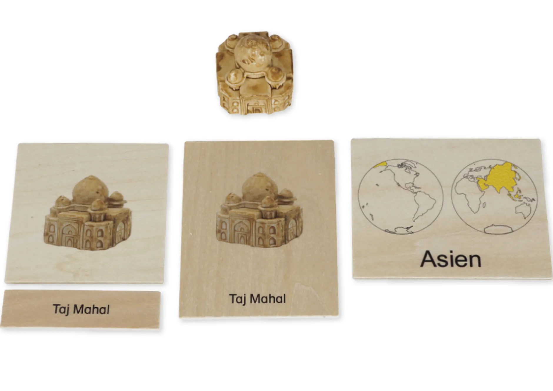 TimeTEX Wahrzeichen-Kontinent-Box "Montessori Premium"