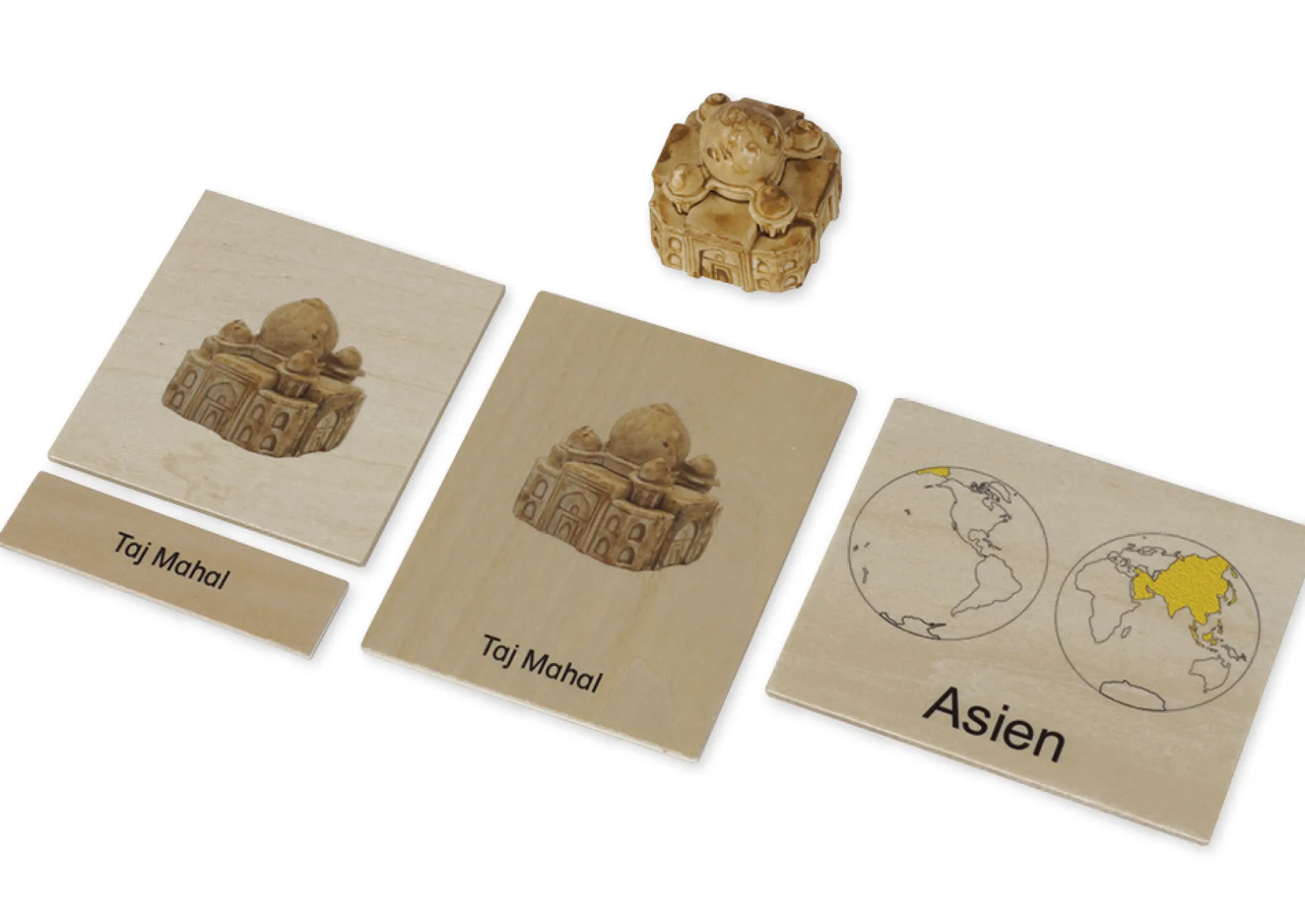 TimeTEX Wahrzeichen-Kontinent-Box "Montessori Premium"