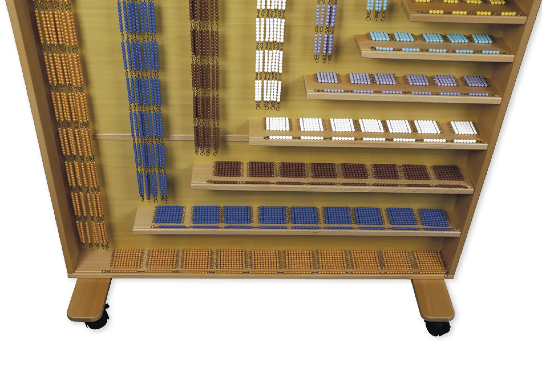TimeTEX Wandregal für das Perlenmaterial "Montessori Premium"